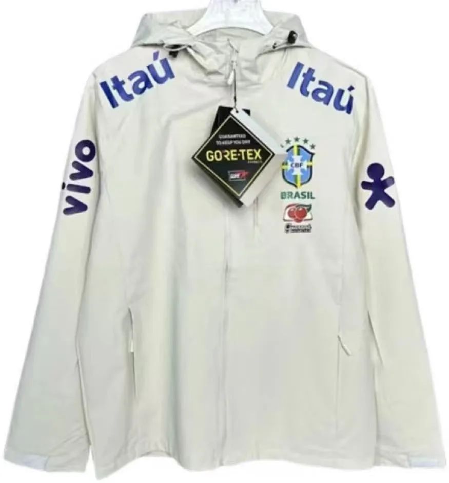 Brazil Football Padded Hooded Jackets