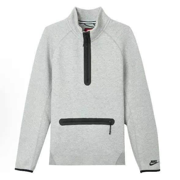 Half-Zip Stand-Collar Sweatshirt