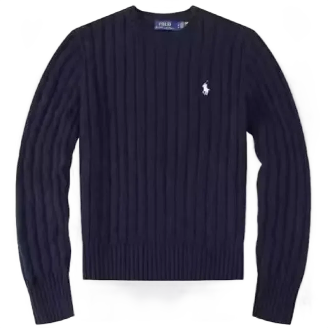 Cable-Knit Crewneck Sweaters