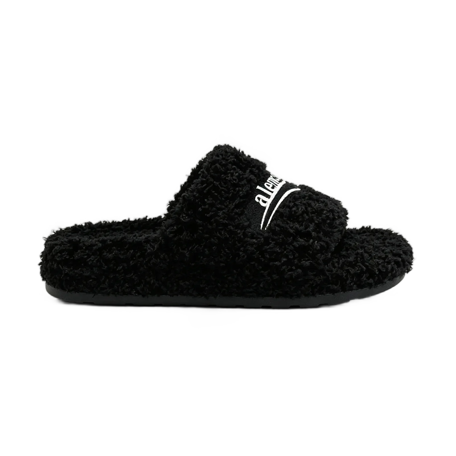 Embroidered Winter Slides