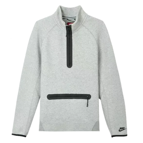 Half-Zip Stand-Collar Sweatshirt
