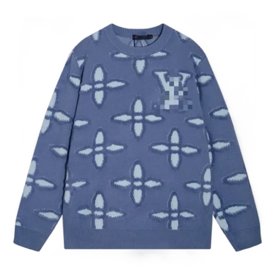 LV Pattern Knit Sweater